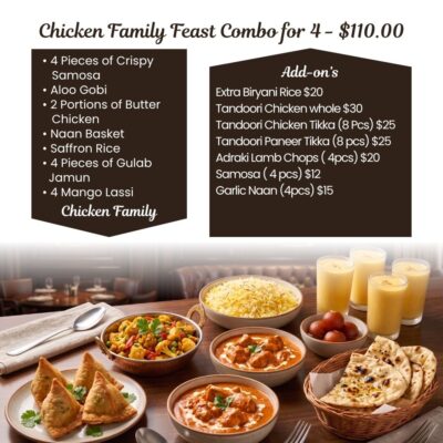 Chicken Family Feast Combo for 4
