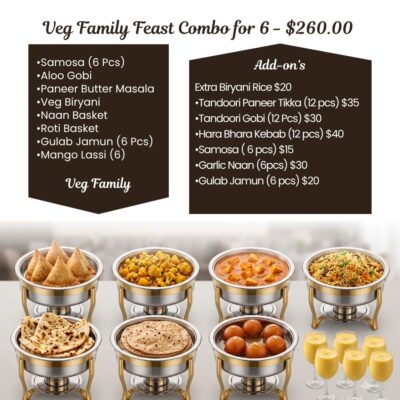 Veg Family Feast Combo for 6