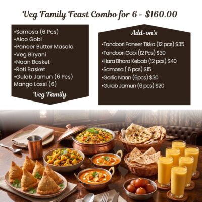 Veg Family Feast Combo for 6