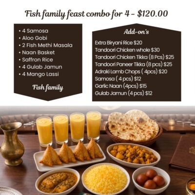 Fish family feast combo for 4